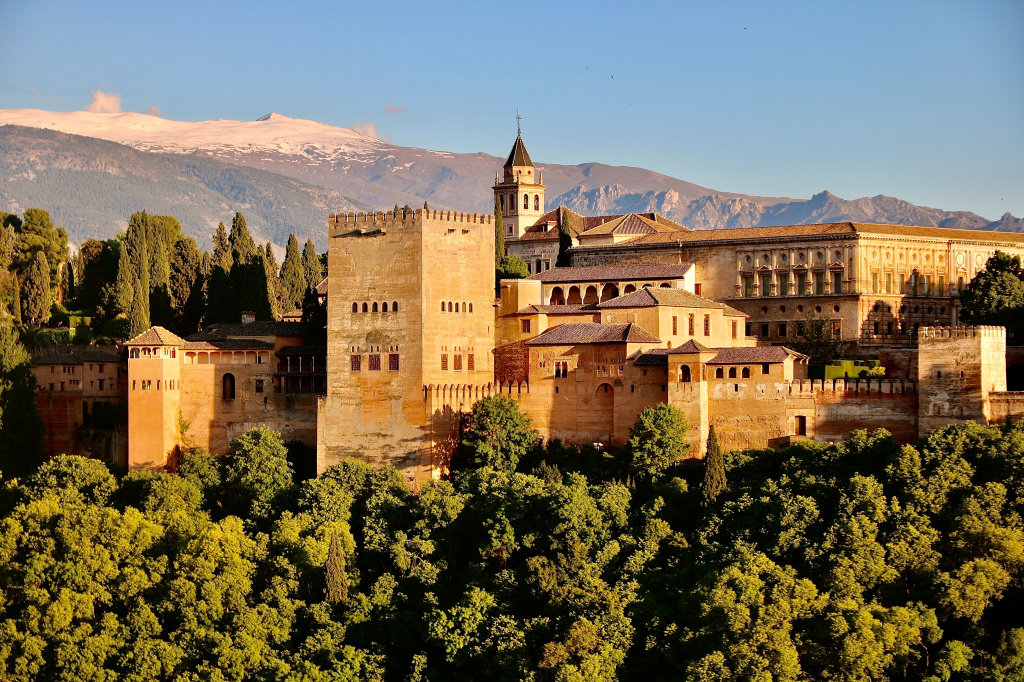 Альгамбра в Южной Испании
